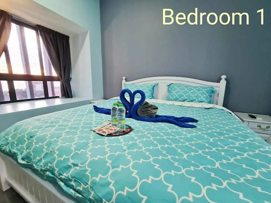 Fullyseaview#2Bedrooms#Netflix#Freeparking#Privatebathtub#Roomwithbalcony#Imperioresidence Malacca Διαμέρισμα